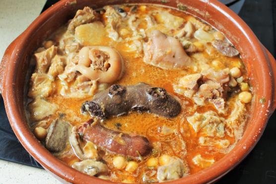 Menudo con garbanzos